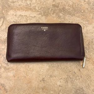 Fossil Burgundy Wallet